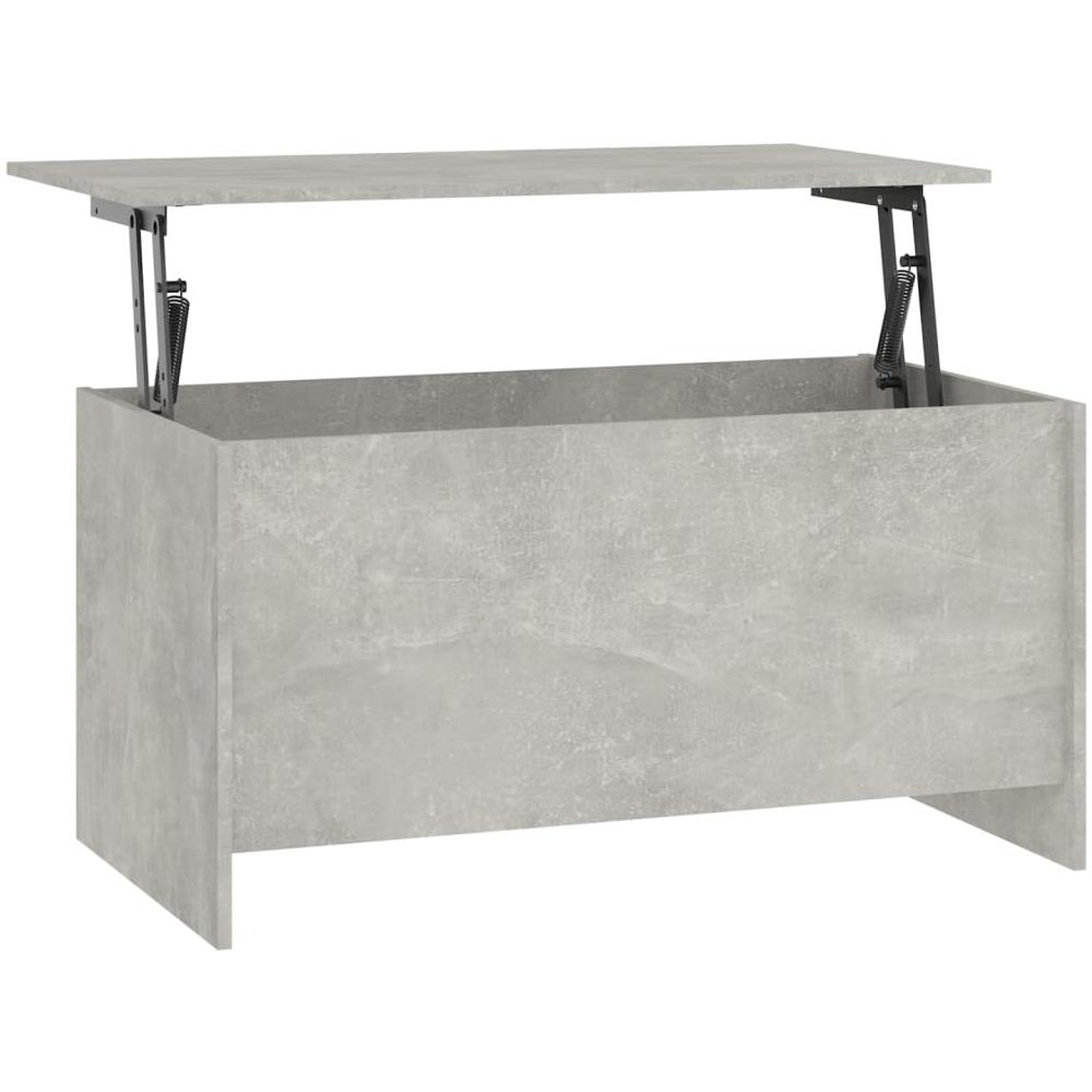Tavolino Grigio Cemento 102x55,5x52,5 Cm In Legno Multistrato - Foto 1