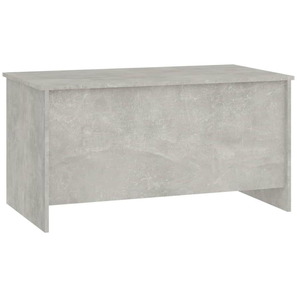 Tavolino Grigio Cemento 102x55,5x52,5 Cm In Legno Multistrato - Foto 2