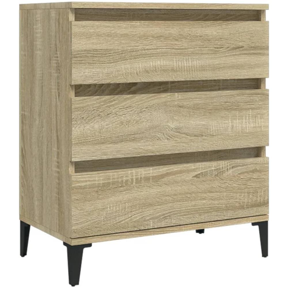 Credenza Rovere Sonoma 60x35x70 Cm In Legno Multistrato - Foto 2
