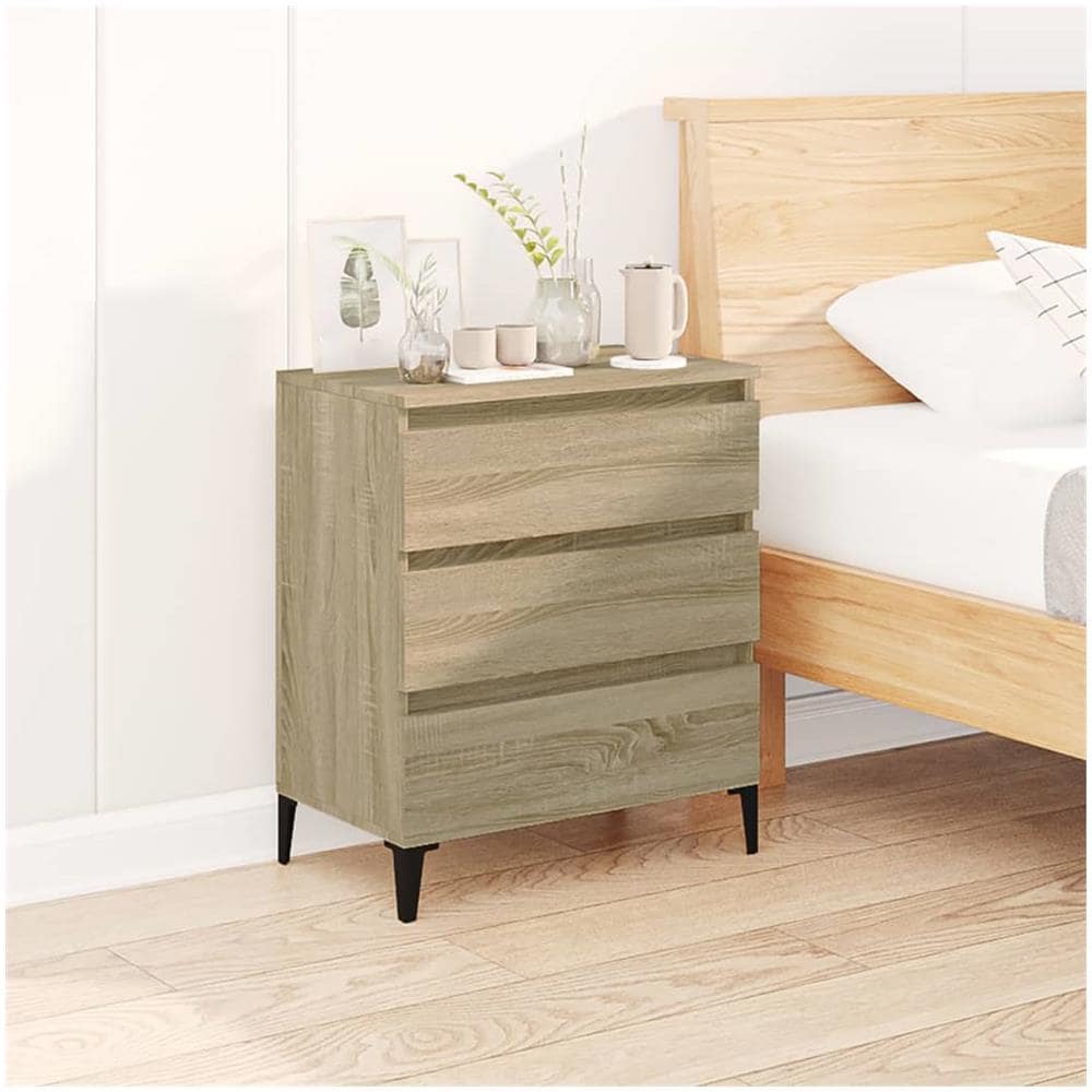 Credenza Rovere Sonoma 60x35x70 Cm In Legno Multistrato - Foto 1