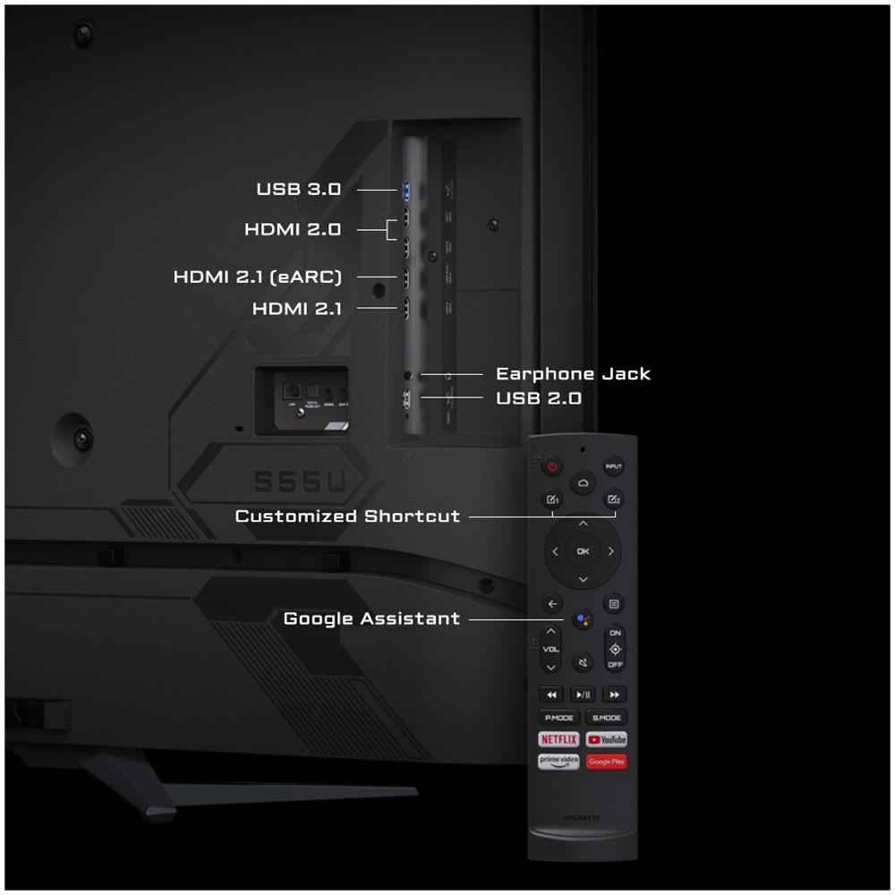 S55u Monitor Pc 138,7 Cm (54.6'') 3840 X 2160 Pixel 2k Ultra Hd Nero - Foto 11