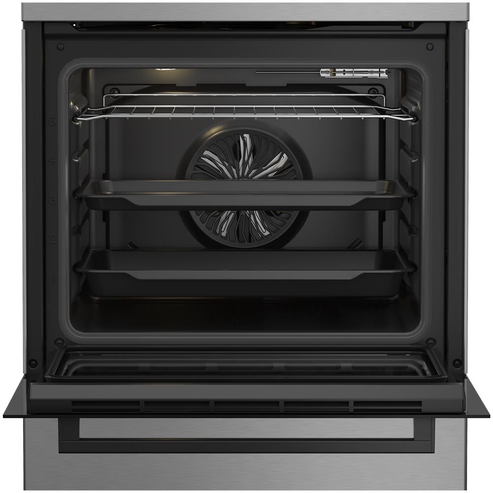 CUCINA 60X60 FELETTR VENTILATO 4F INOX CLASSE A COPERCHIO VETRO - Foto 5