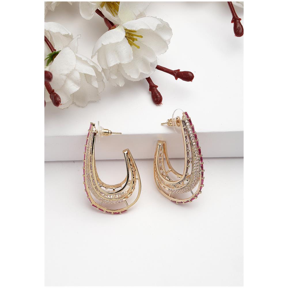 Collezione Diva Cerchietti a Forma di Anacardio in Zirconia - Foto 1