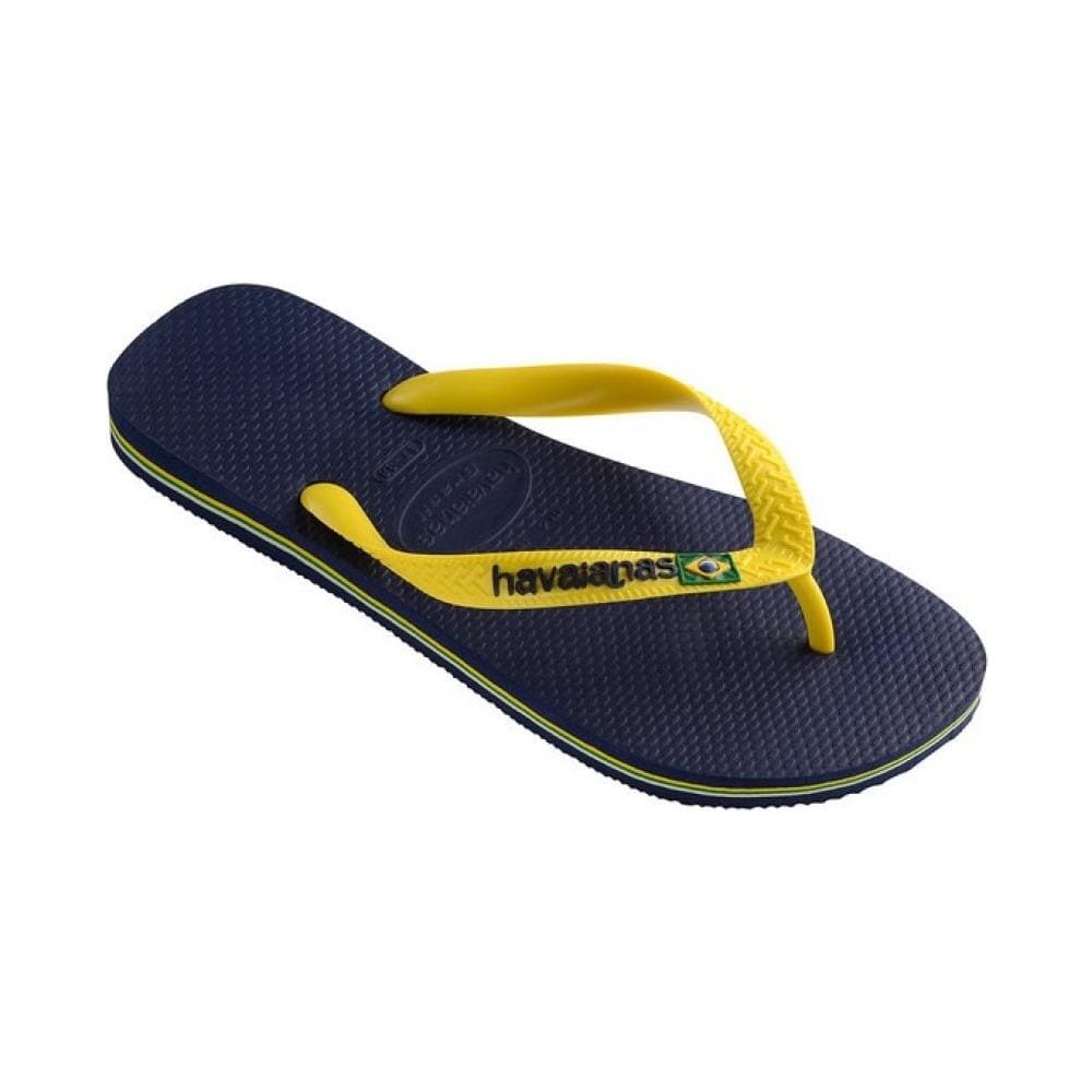 Infradito Brasil Logo Blu Giallo 27/28 - Foto 2