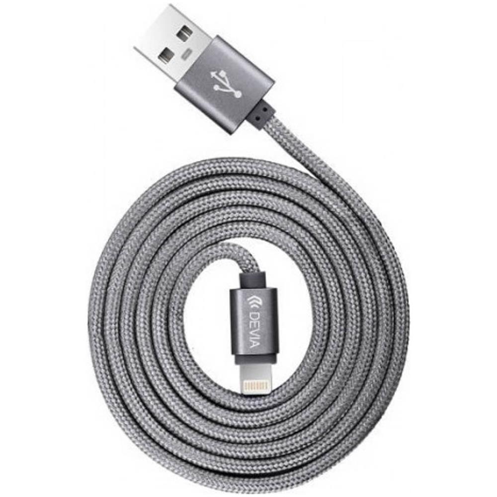 Cavo Usb In Nylon Certificato Apple - Nero - Foto 1