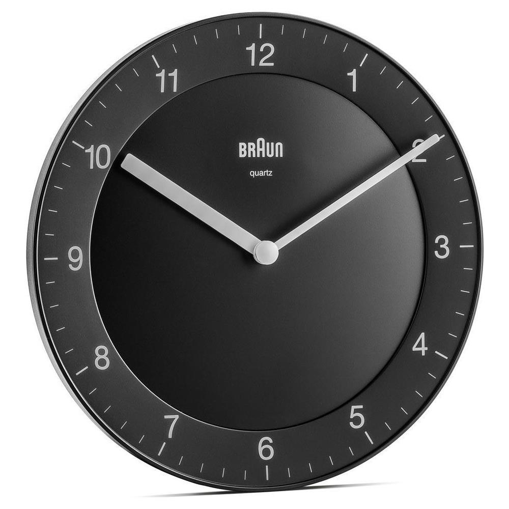 BC 06 B Quarzwanduhr analog schwarz Orologio al quarzo Cerchio Nero - Foto 1