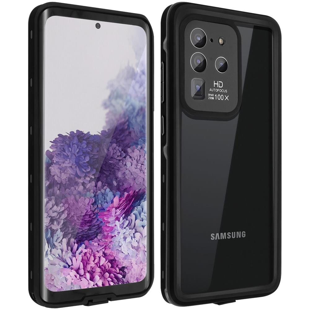 Cover Samsung Galaxy S20 Ultra Waterproof 2m Con Vetrino Nero - Foto 1