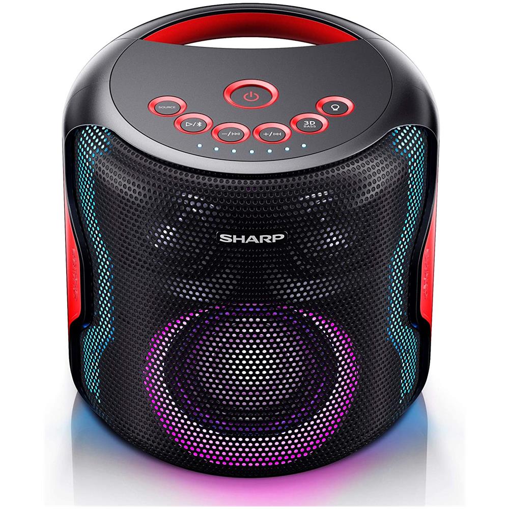 Speaker per Feste PS-919 Wireless Bluetooth 2.1 Canali Batteria Ricaricabile Potenza 130 Watt USB AUX Luci Led Colore Nero - Foto 2