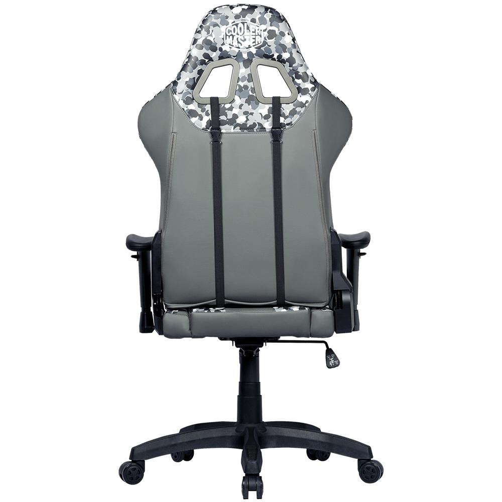 Sedia Gaming Caliber R1S Black Camo in PU Traspirante Colore Nero / Grigio / Bianco  - Foto 8