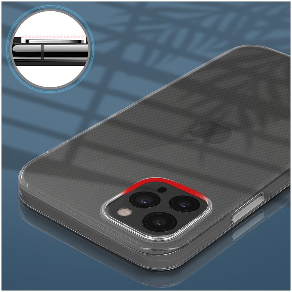 Cover Apple Iphone 12 Pro Max Silicone Flessibile Fotocamera Rialzata - Foto 5