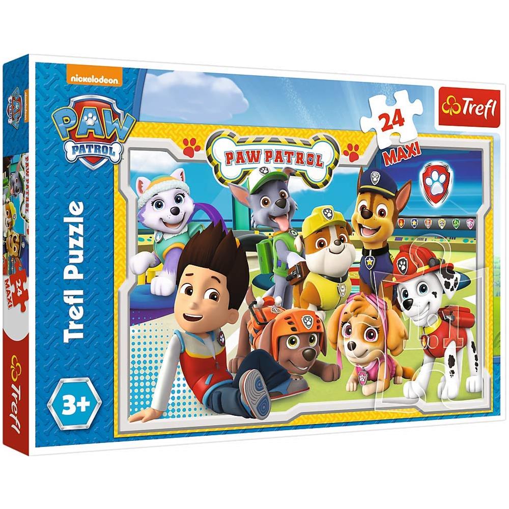 , Puzzle Con Divertente Team, 24 Pezzi Maxi, Paw Patrol, Per Bambini Dai 3 Anni In Su. - Foto 3