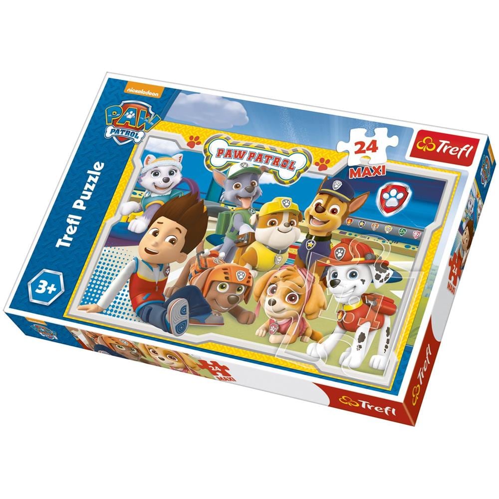 , Puzzle Con Divertente Team, 24 Pezzi Maxi, Paw Patrol, Per Bambini Dai 3 Anni In Su. - Foto 2