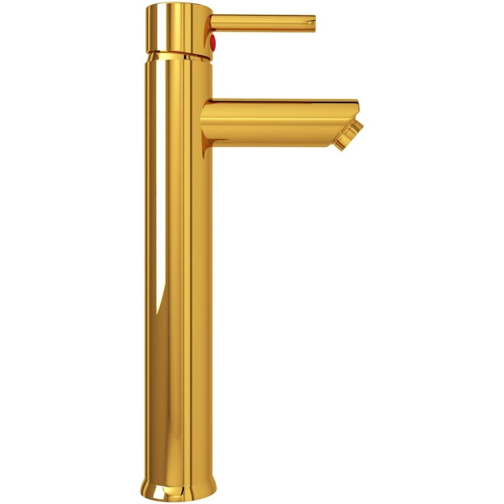 Rubinetto Miscelatore da Bagno Oro 12x30 cm - Foto 2