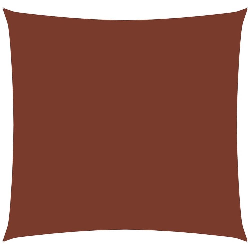 Parasole a Vela in Tela Oxford Quadrata 7x7 m Nero - Foto 1