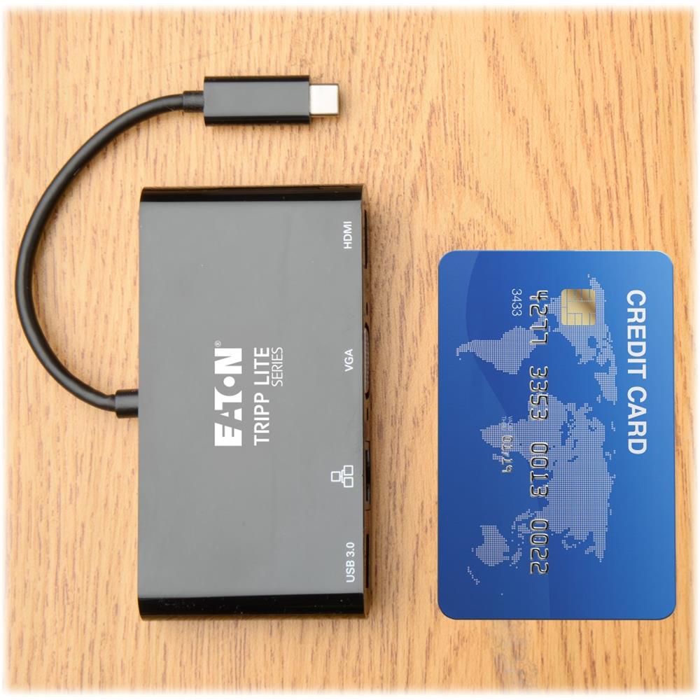 Tripp Lite U444-06N-HV4GUB cavo di interfaccia e adattatore USB Type-C USB 3.0 Type-A / RJ-45 / VGA / HDMI Nero - Foto 10