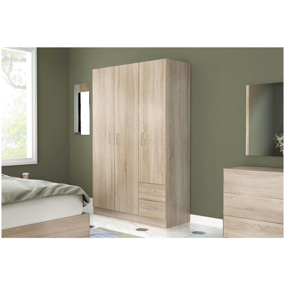 Merin - Armadio Di Design Con 3 Ante 2 Cassetti - Foto 3