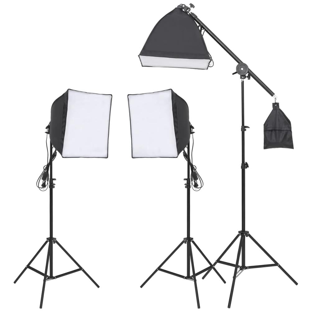 Kit Per Studio Fotografico Con Set Luci, Fondale E Riflettore - Foto 2