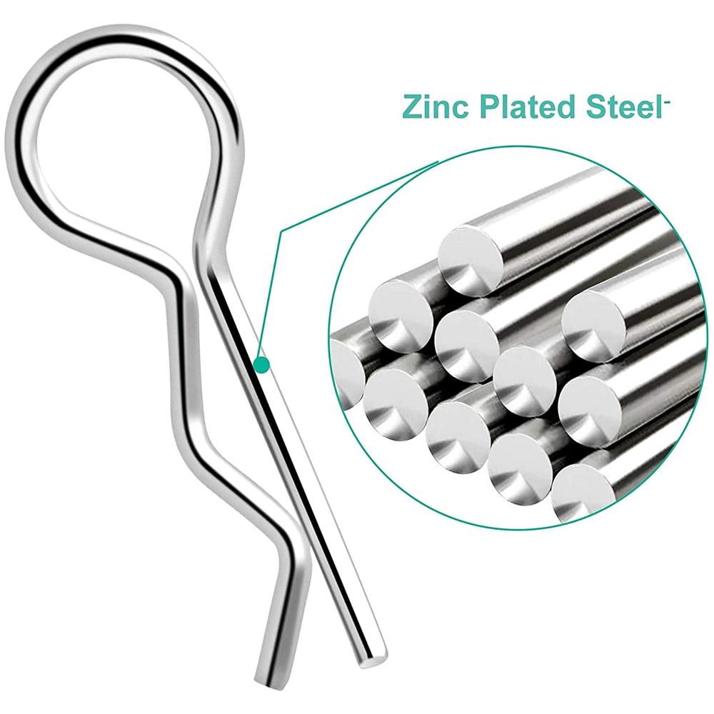 10 Pezzi Acciaio Inossidabile Auto Body Pin 1/10 Corpo Shell Clip Rc Modelli - Foto 3