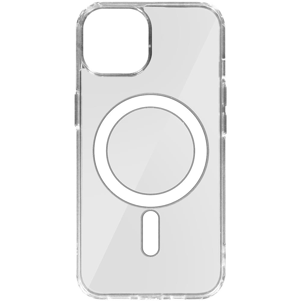 Cover Per Iphone 12 / 12 Pro Con Cerchio Compatibile Magsafe Trasparente - Foto 2