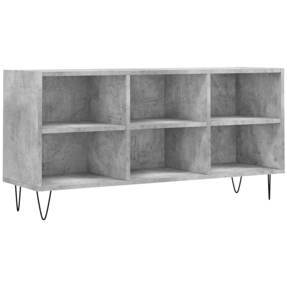 Mobile Per Tv Grigio Cemento 103,5x30x50 Cm Legno Multistrato - Foto 2