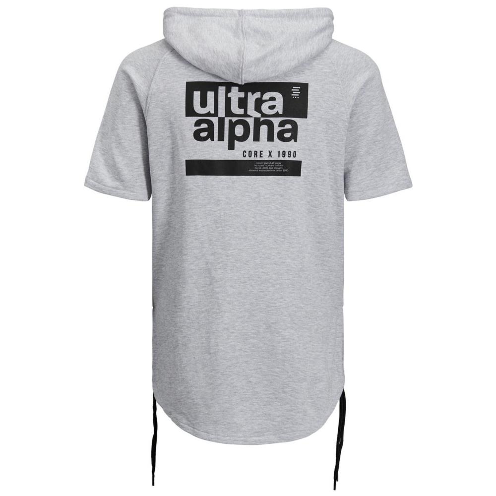 Felpa Uomo Lunga Con Cappuccio M /c - Foto 1