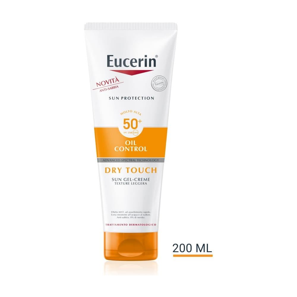 Eucerin Sun Protection Oil Control Dry Touch SPF 50+ Sun Gel Creme 200 ml - Foto 1