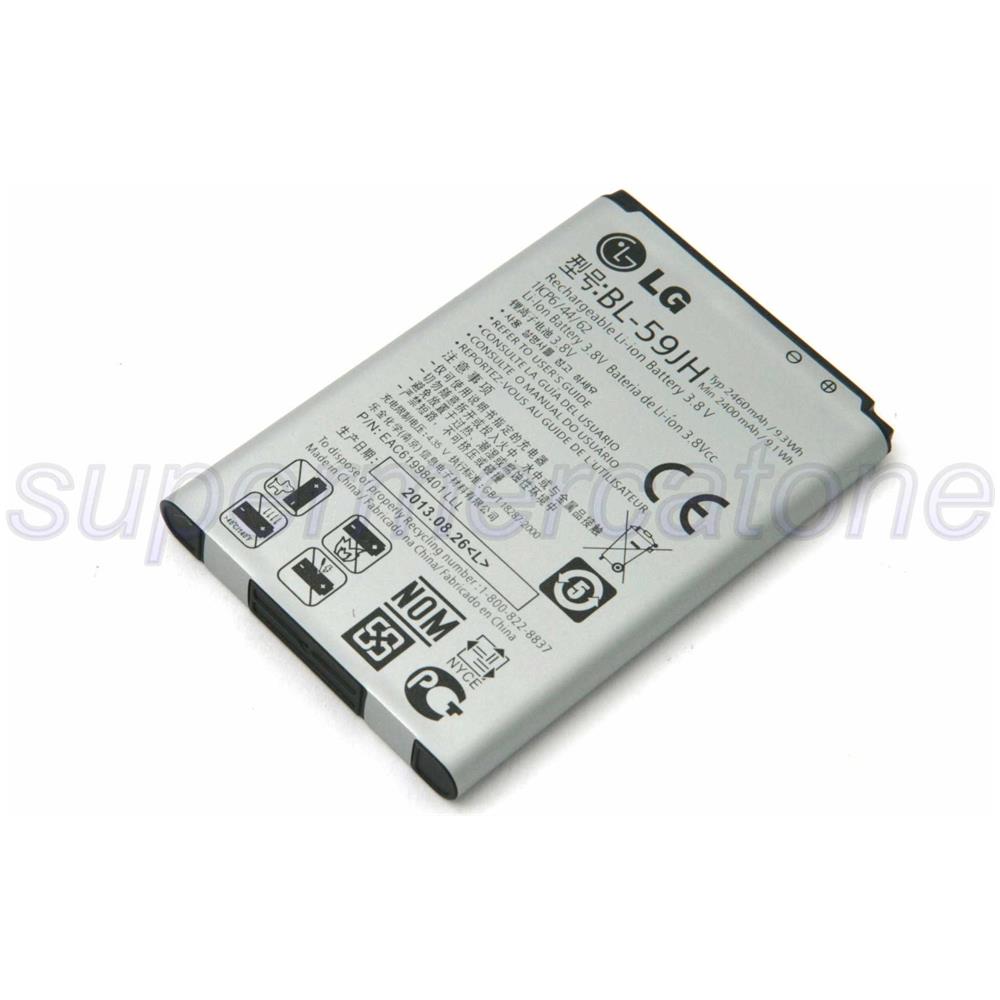 Batteria Al Litio Originale Bl-59jh Da 2460ma Per Lg Optimus F5 Lucid 2 - Foto 3