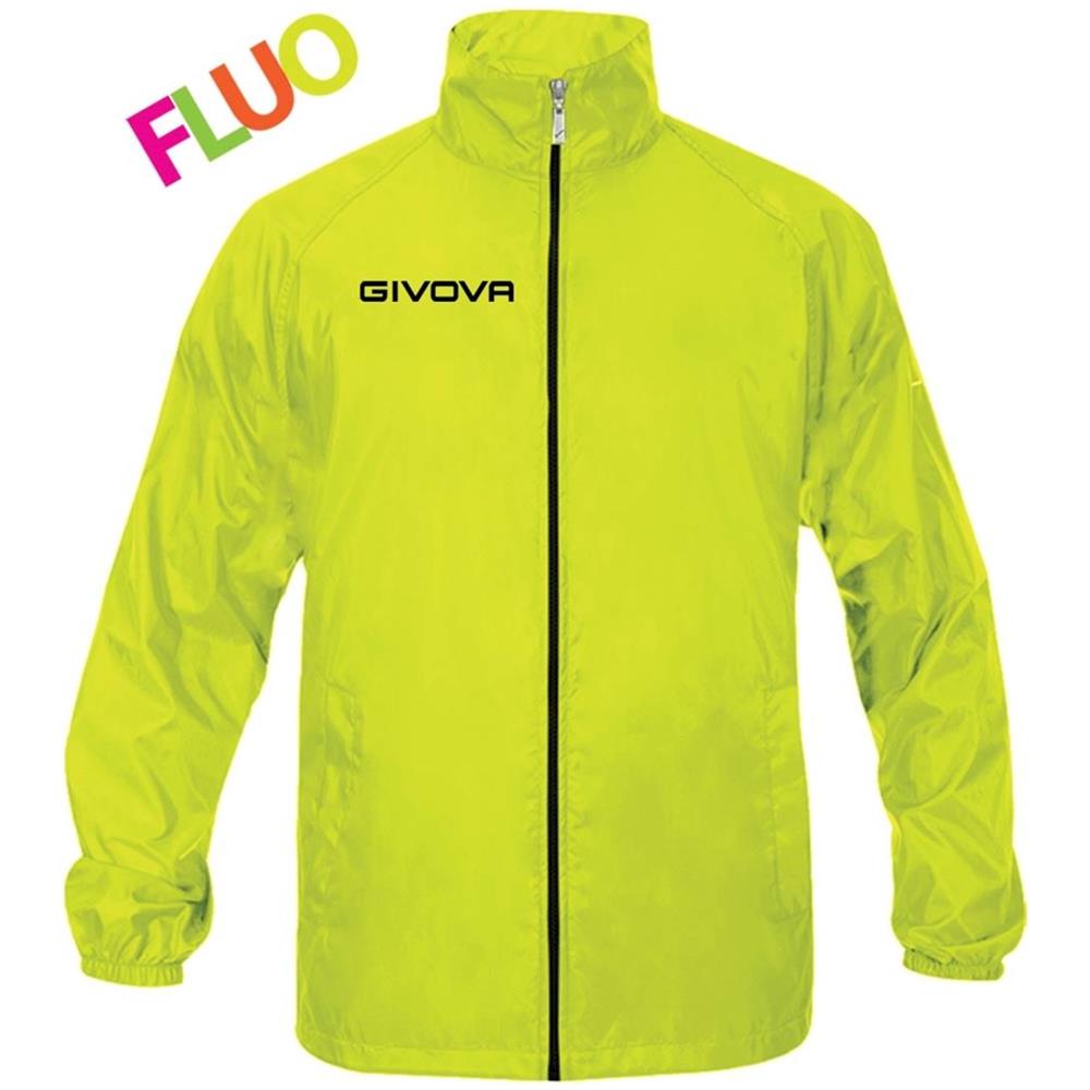 Rain Basico - Con Cappuccio Nascosto - Manica Lunga Di Colore Giallo Fluo Taglia Xs - Foto 2