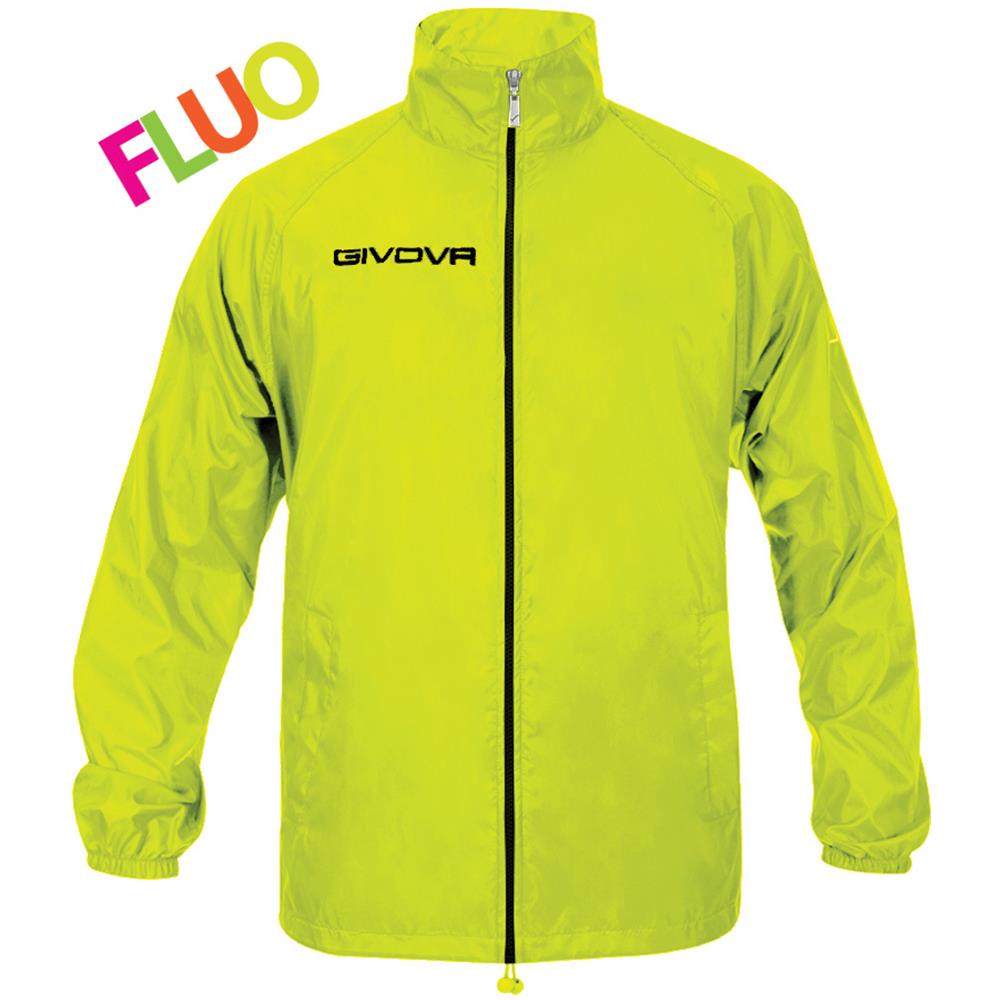 Rain Basico - Con Cappuccio Nascosto - Manica Lunga Di Colore Giallo Fluo Taglia Xs - Foto 1