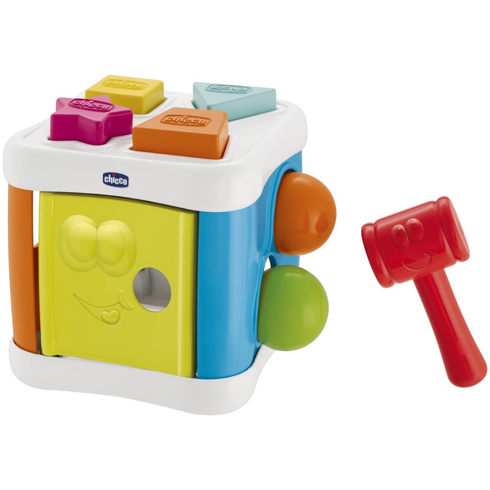 2 In 1 Cubo Incastra E Martella - Chicco (09686)  - Foto 1