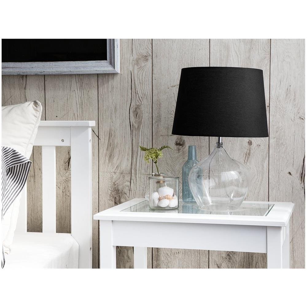 Lampada Da Tavolo Nera E Trasparente Osum - Foto 1