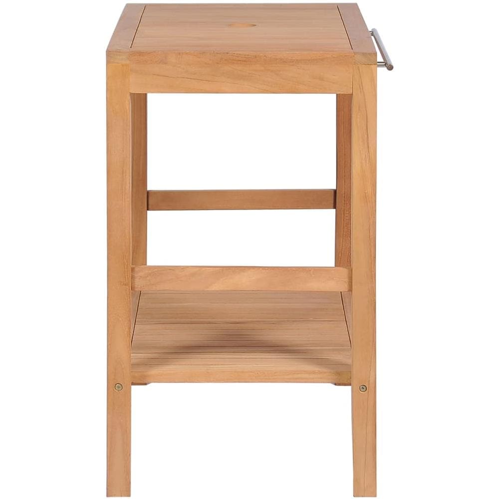 Mobile Per Lavabo In Massello Di Teak 74x45x75 Cm - Foto 2