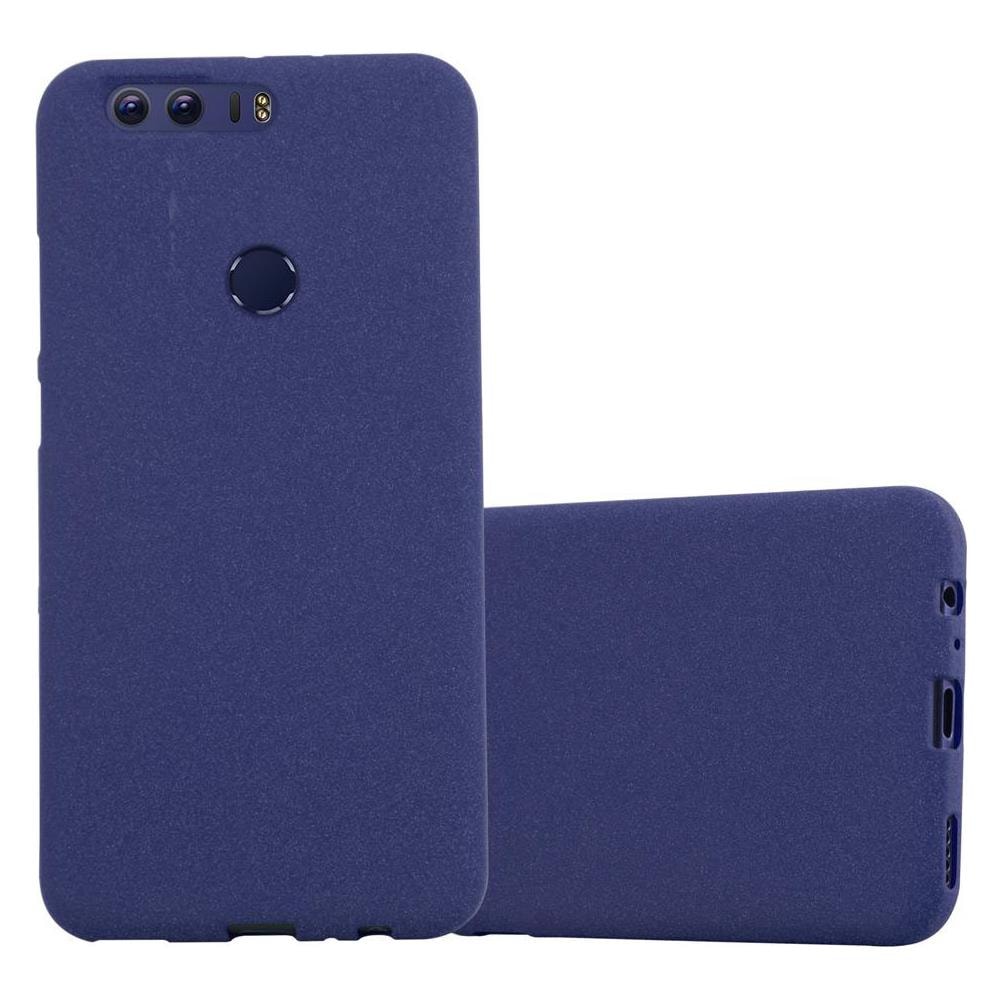 Custodia Compatibile Con Honor 8 In Frost Blu Scuro - Coperchio Protettivo In Silicone Tpu Flessibile - Foto 1