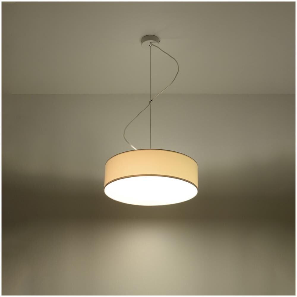 Arena 35 - Lampadario A Sospensione In Pvc, Colore: Bianco - Foto 15