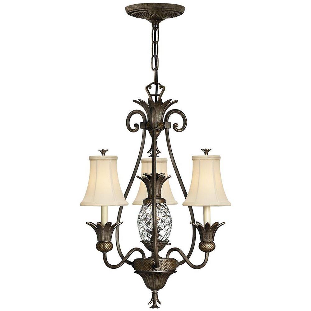 Plantation Tre Lampadario Bronzo Perla - Foto 2