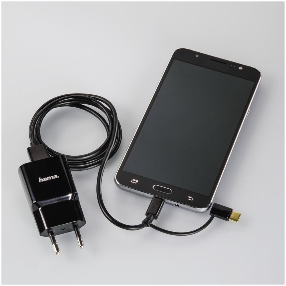 178327 1m USB A Micro-USB A Maschio Maschio Nero cavo USB - Foto 5