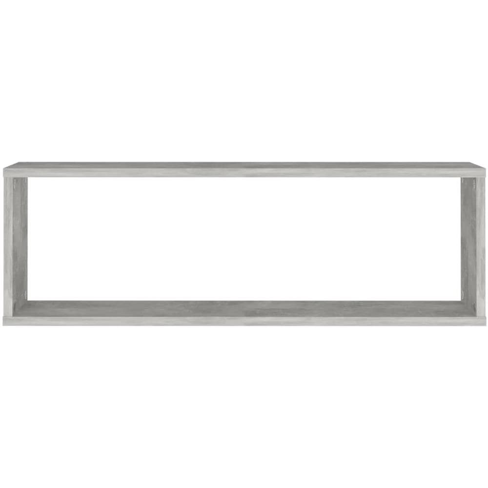 Mensole Parete Cubo 2pz Grigio Cemento 80x15x26,5cm Multistrato - Foto 9
