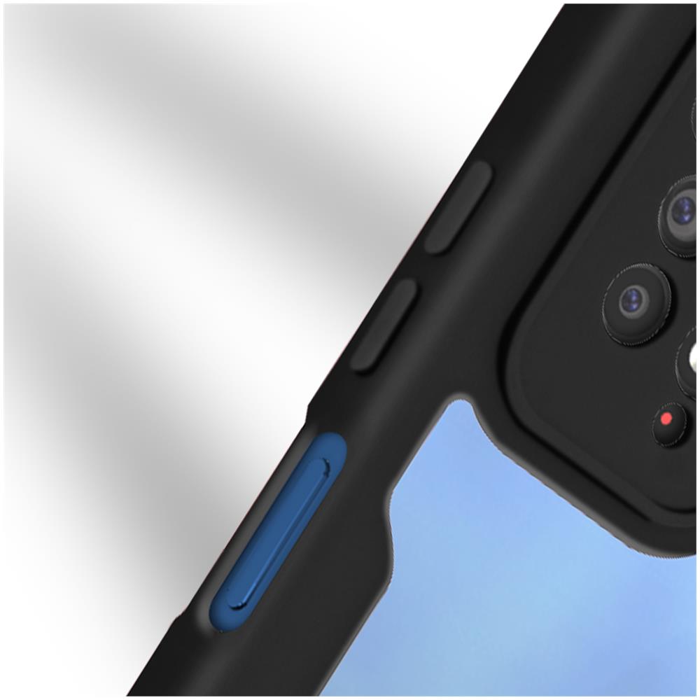Cover Xiaomi Redmi Note 11 Pro 5g Retro Plexiglass Fronte Polimero Bordo Nero - Foto 2
