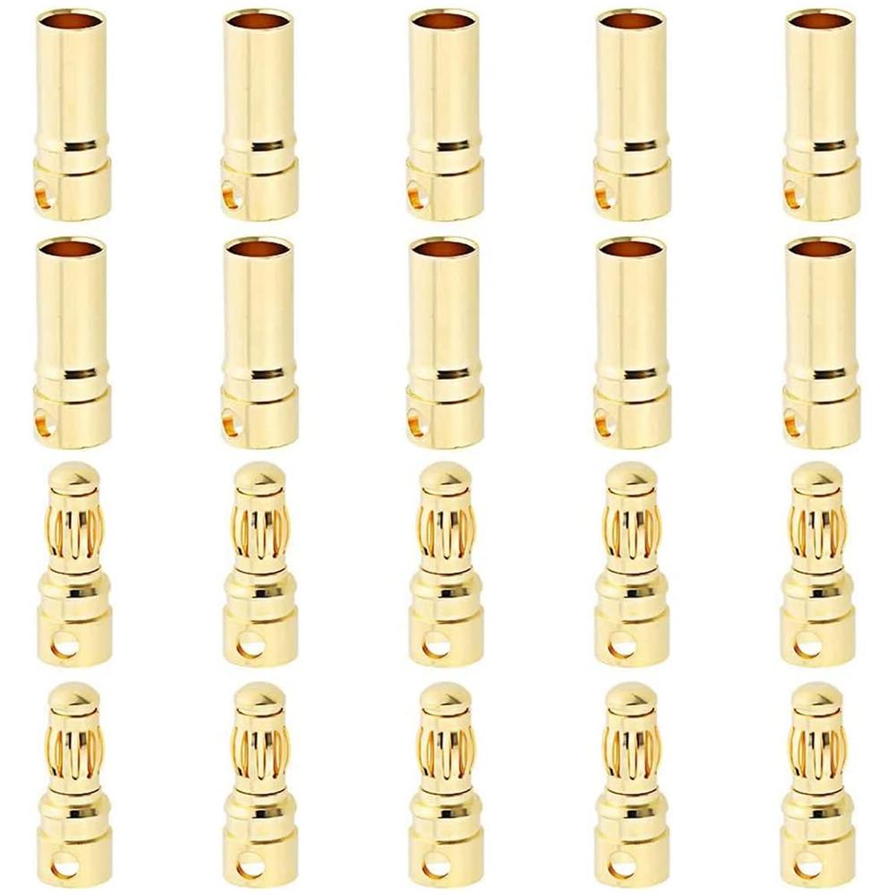 10 Paia Di Connettori Banana Da 6 Mm Batterie Modellismo Rc Lipo - Foto 1