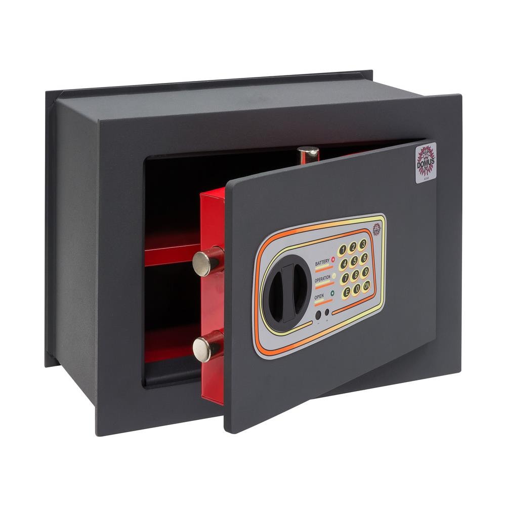 D-dl / 4 Cassaforte A Muro Con Serratura A Codice | Cassaforte Da Incaso A Parete Con Alto Livello Di Sicurezza | Facile Da Installare | 30 X 41 X 20 Cm - Foto 3