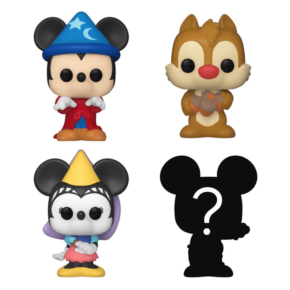 Bitty Pop! Disney - Sorcerer Mickey 4pk Vinyl Figures 2 Cm - Foto 1