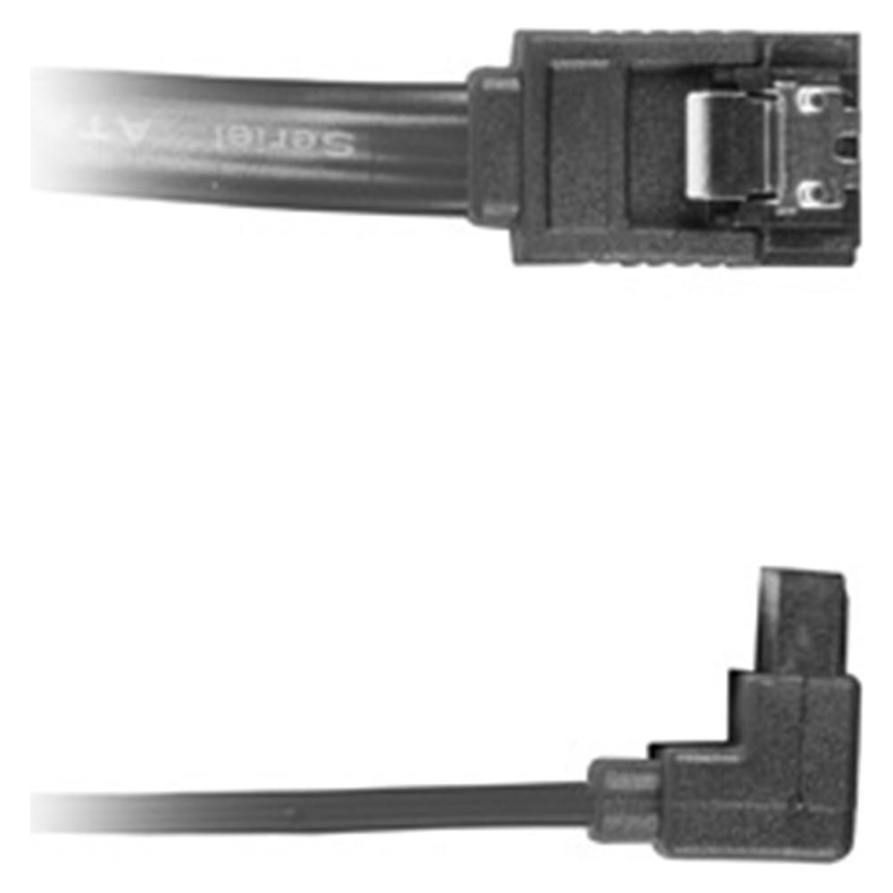 6gb /s Sata Iii Femmina A Sata Iii Femmina Cavo Angolato 0,5 M Con Clip In Metallo Nero Ca-sasa-13cu-0050-bk - Foto 4