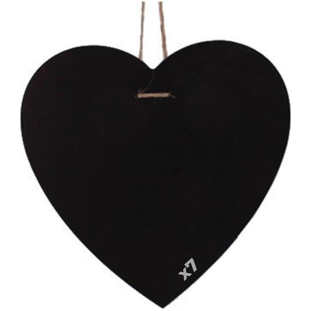 7 Ardesie Cuore Da Appendere 23 X 23 Cm - Foto 1