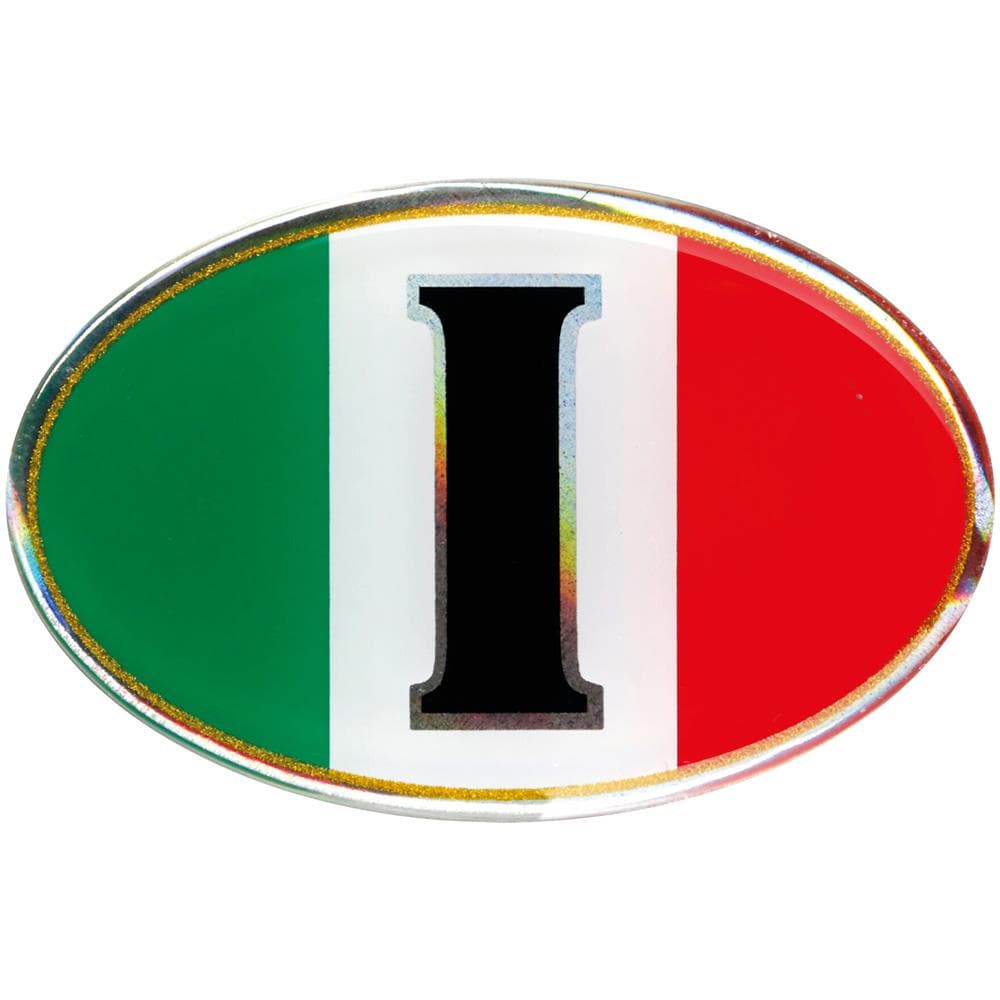 Sticky 3d - Ovale Tricolore Italia, 1 Pz - 61x40 Mm - Foto 1