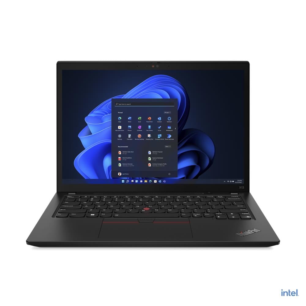 Ultrabook ThinkPad X13 Gen 3 (Intel) Monitor 13,3" Full HD Intel Core i7-1260P Ram 16GB SSD 512 GB 2xUSB 3.2 Windows 11 Pro - Foto 1