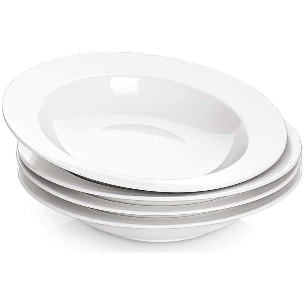 Bicchieri Zuppa 20 Once, Set 4, Bianchi, Microonde e Lavastoviglie - Foto 1