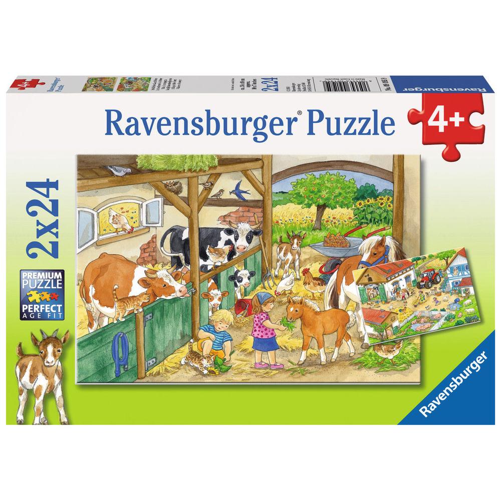 Puzzle Vita Di Campagna 2 x 24 pz 26 x 18 cm 9195 - Foto 2