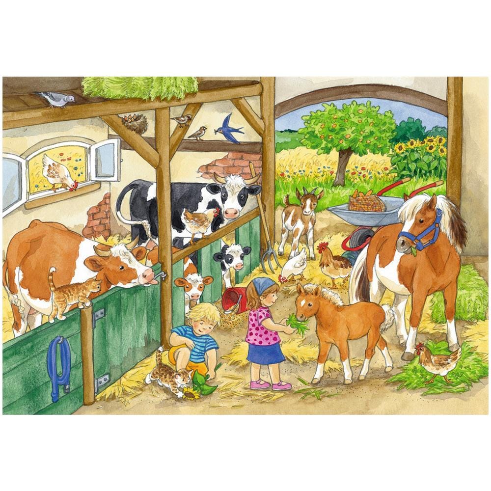 Puzzle Vita Di Campagna 2 x 24 pz 26 x 18 cm 9195 - Foto 3
