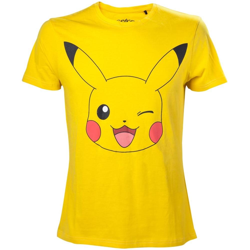 Pokemon - Pikachu Print Yellow (T-Shirt Unisex Tg. 2XL)  - Foto 1