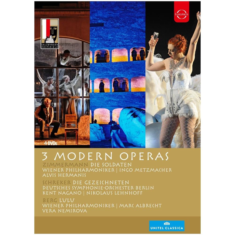 Salzburg Festival 3 Modern Operas - Wiener Philharmoniker (4 Dvd)  - Foto 1